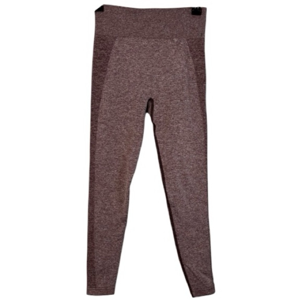 Gymshark Legging Burgundy Heather Tight Fit Full Length in Size M ‎ GUC